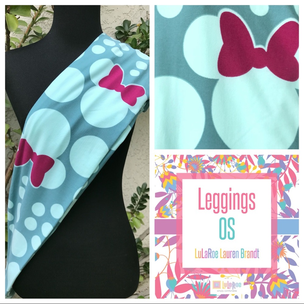 NWT! LuLaRoe OS Disney Minnie Leggings! Sizes 0-10